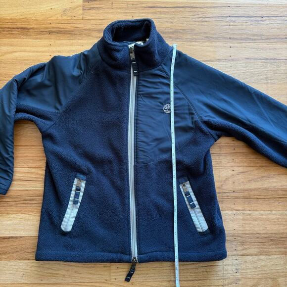 Timberland Boys Navy Blue Full Zip Mockneck Fleece Jacket Size 6 School Outdoor - Picture 5 of 12